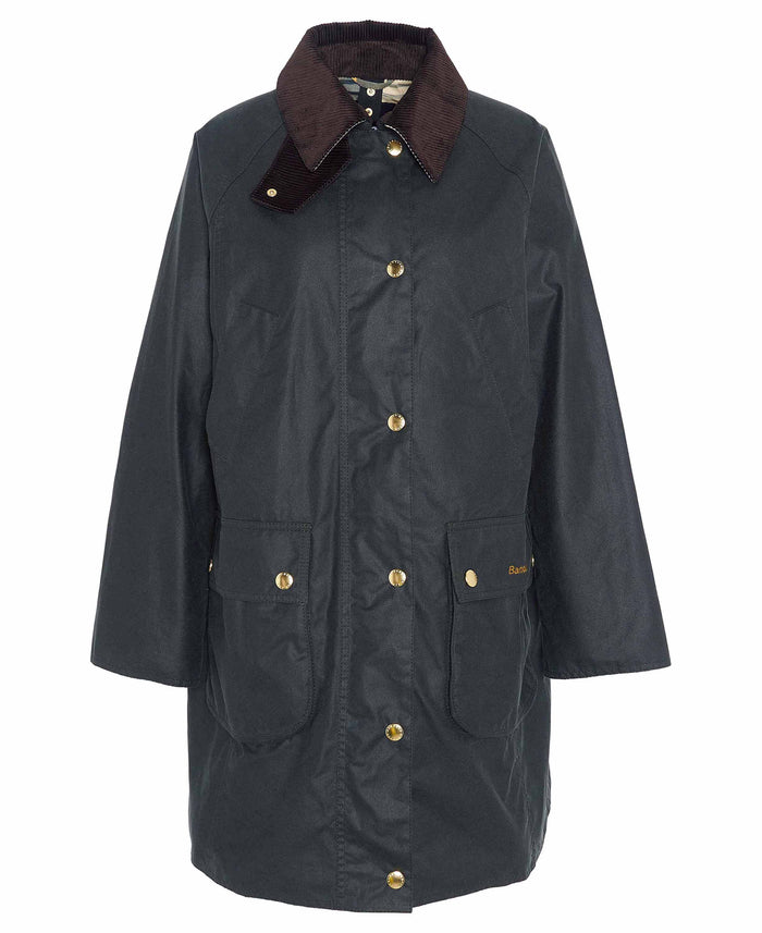  Barbour Giubbino Long Beadnell Wax Donna - 4