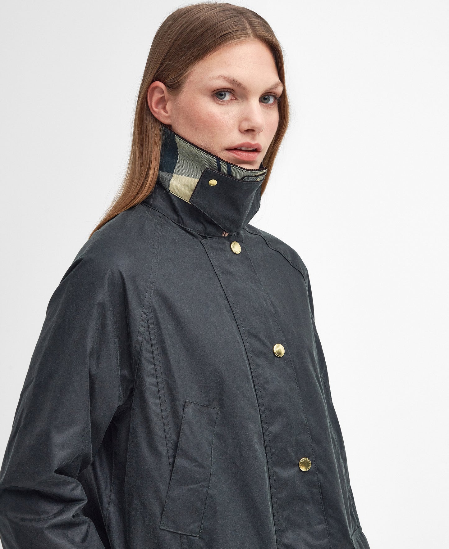  Barbour Giubbino Long Beadnell Wax Donna - 2