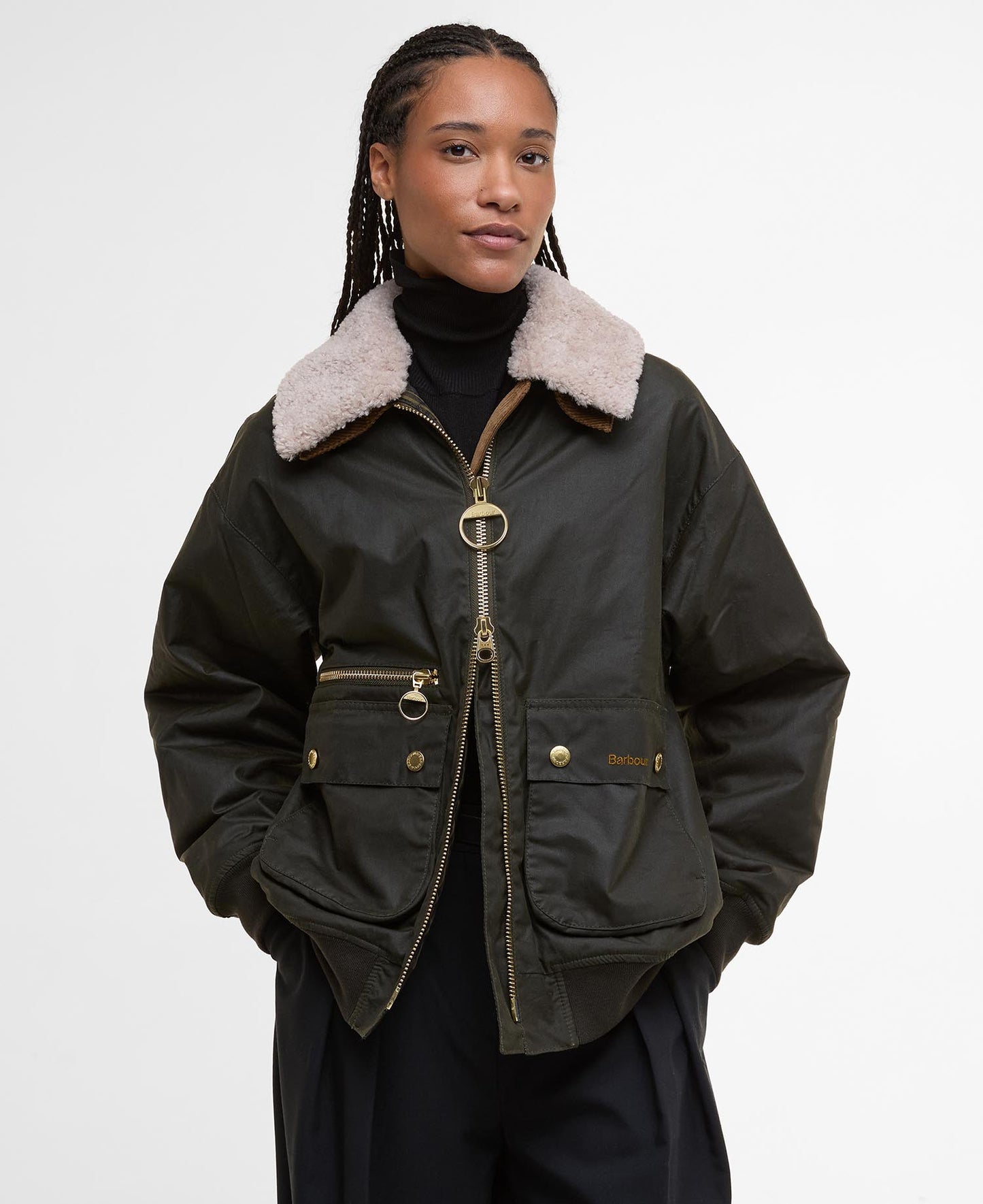  Barbour Giubbino Maxine Wax Donna - 5