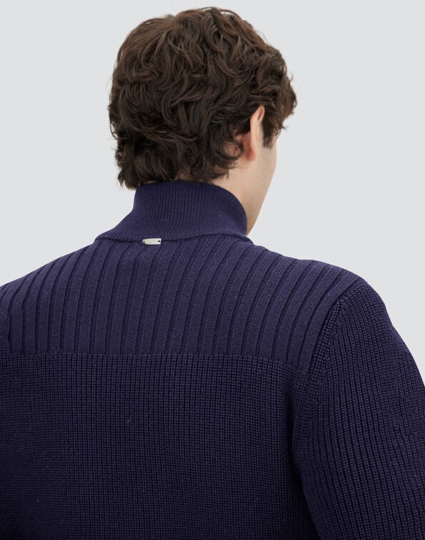  Herno Cardigan In Maglia E Nylon Imbottito Uomo - 5