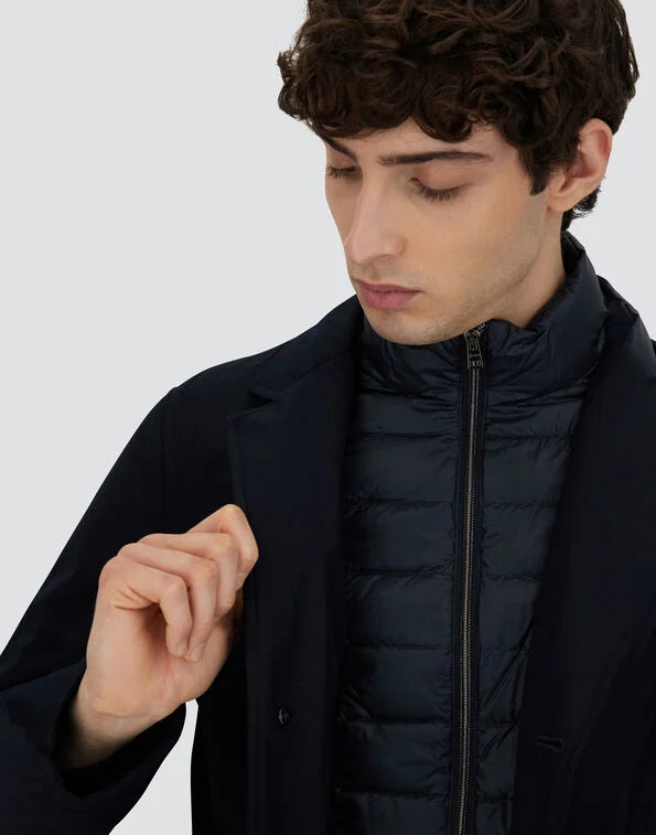 Herno Blazer Liscio Con Pettorina Staccabile Uomo-2