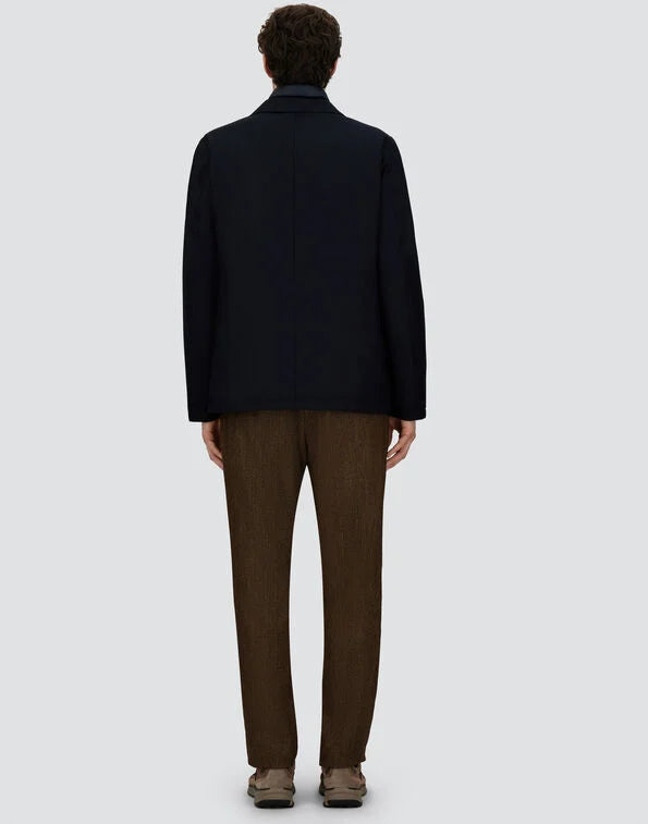  Herno Blazer Liscio Con Pettorina Staccabile Uomo - 5
