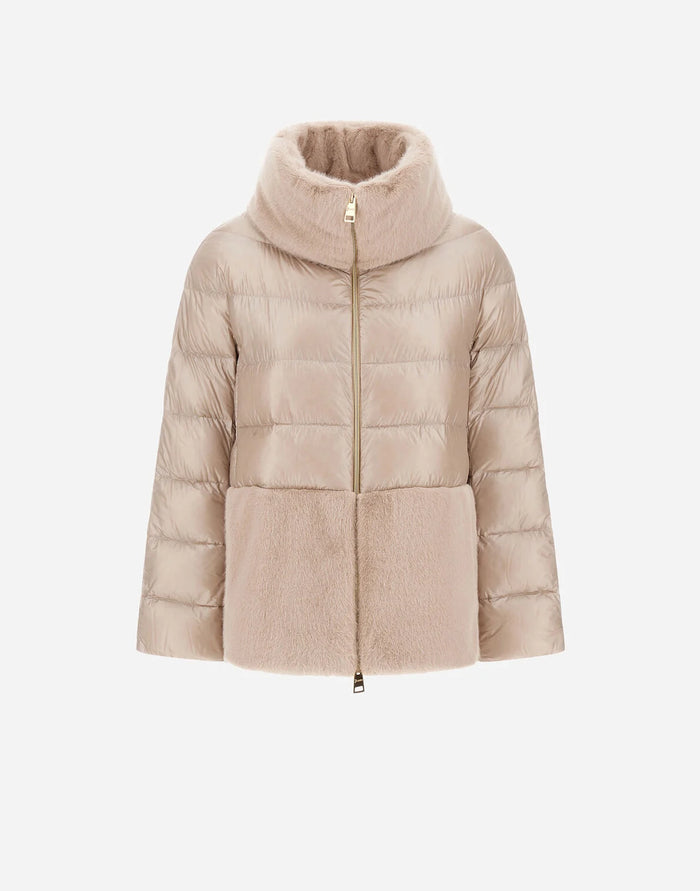 Herno Cappa In Nylon Ultrelight E Faux Donna