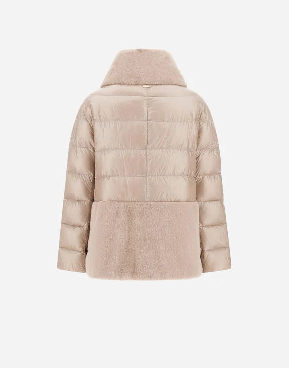  Herno Cappa In Nylon Ultrelight E Faux Donna - 3