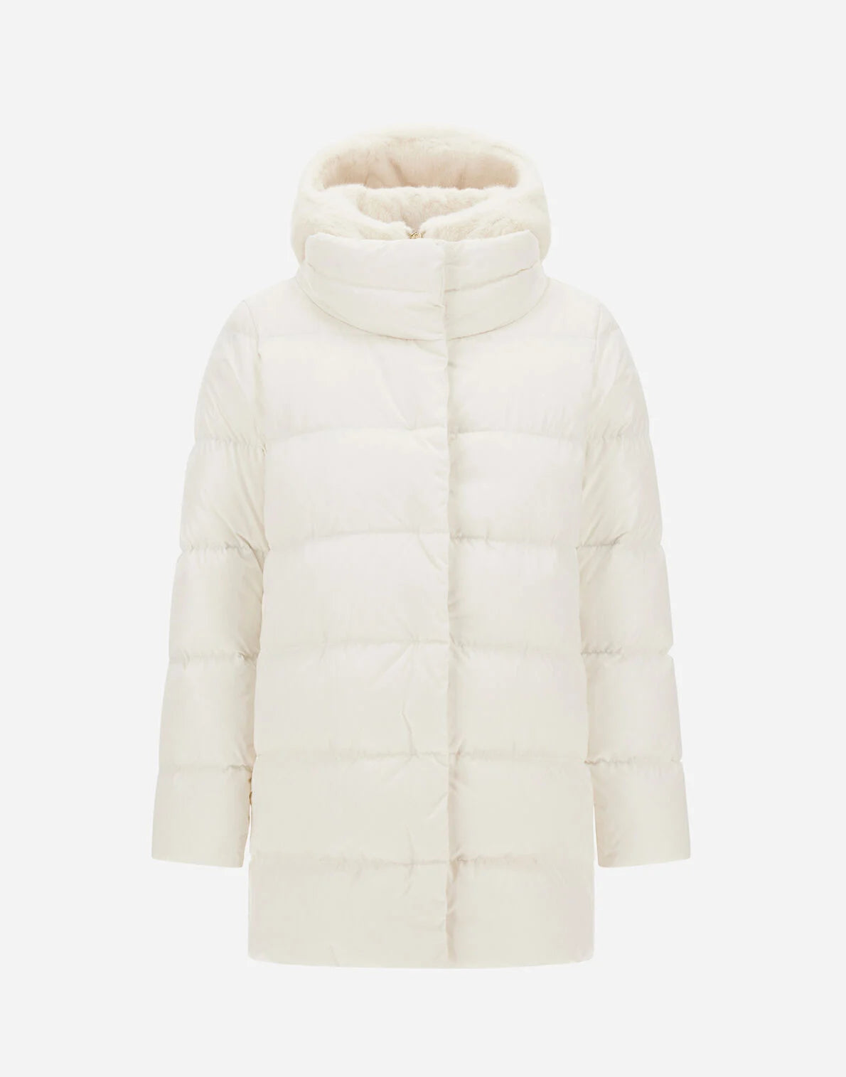  Herno Piumino A-shape In Raso Con Pettorina Donna - 3
