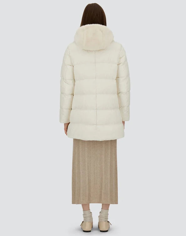  Herno Piumino A-shape In Raso Con Pettorina Donna - 5