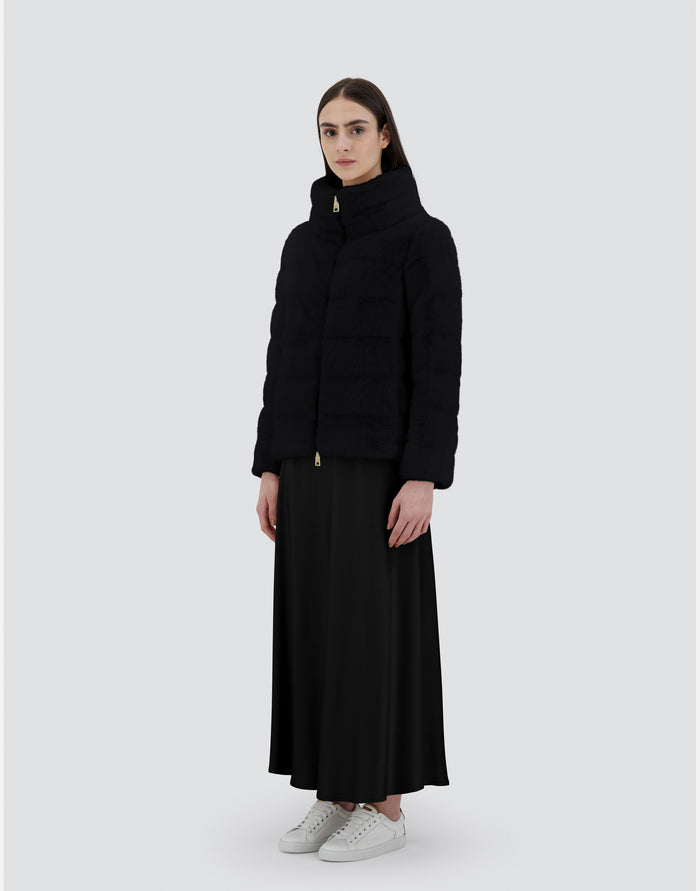  Herno Cappa Piumino In Faux Fur Donna - 4