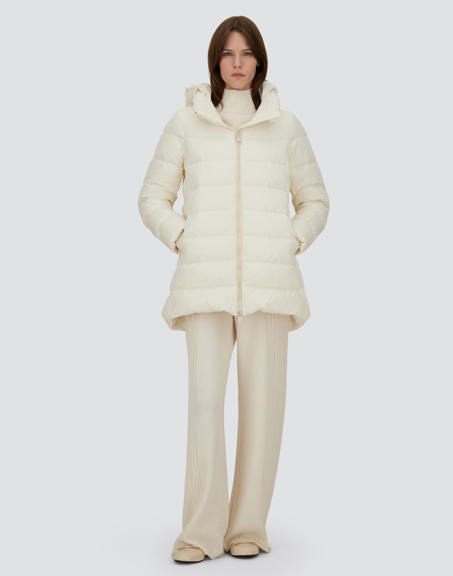  Herno Piumino A-shape Chamonix Bianco Bianco Donna - 1