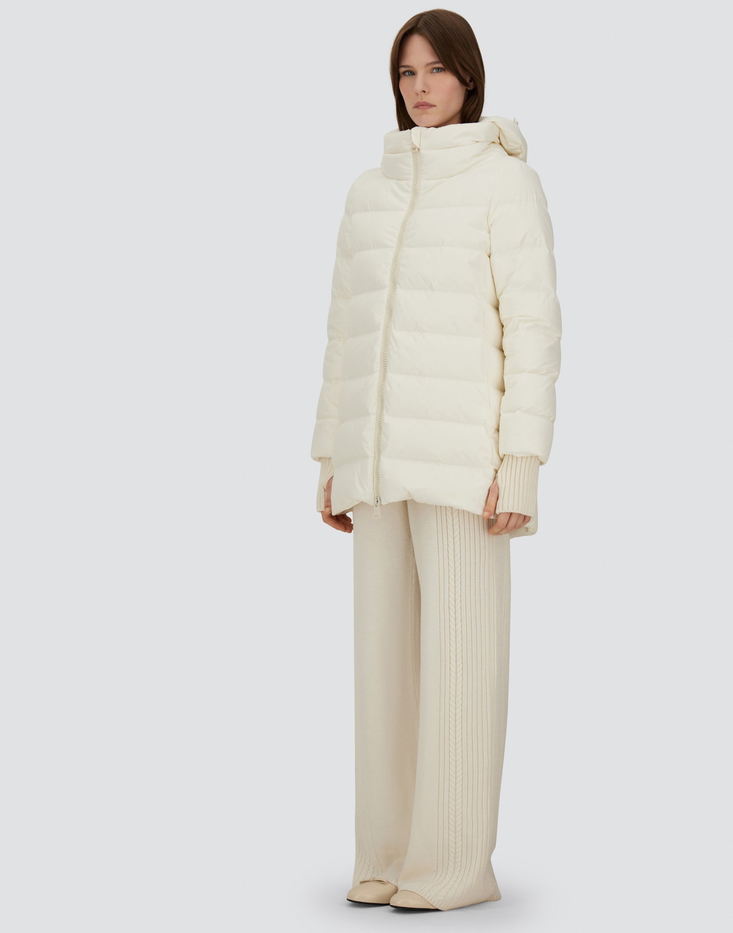 Herno Piumino A-shape Chamonix Bianco Bianco Donna - 6