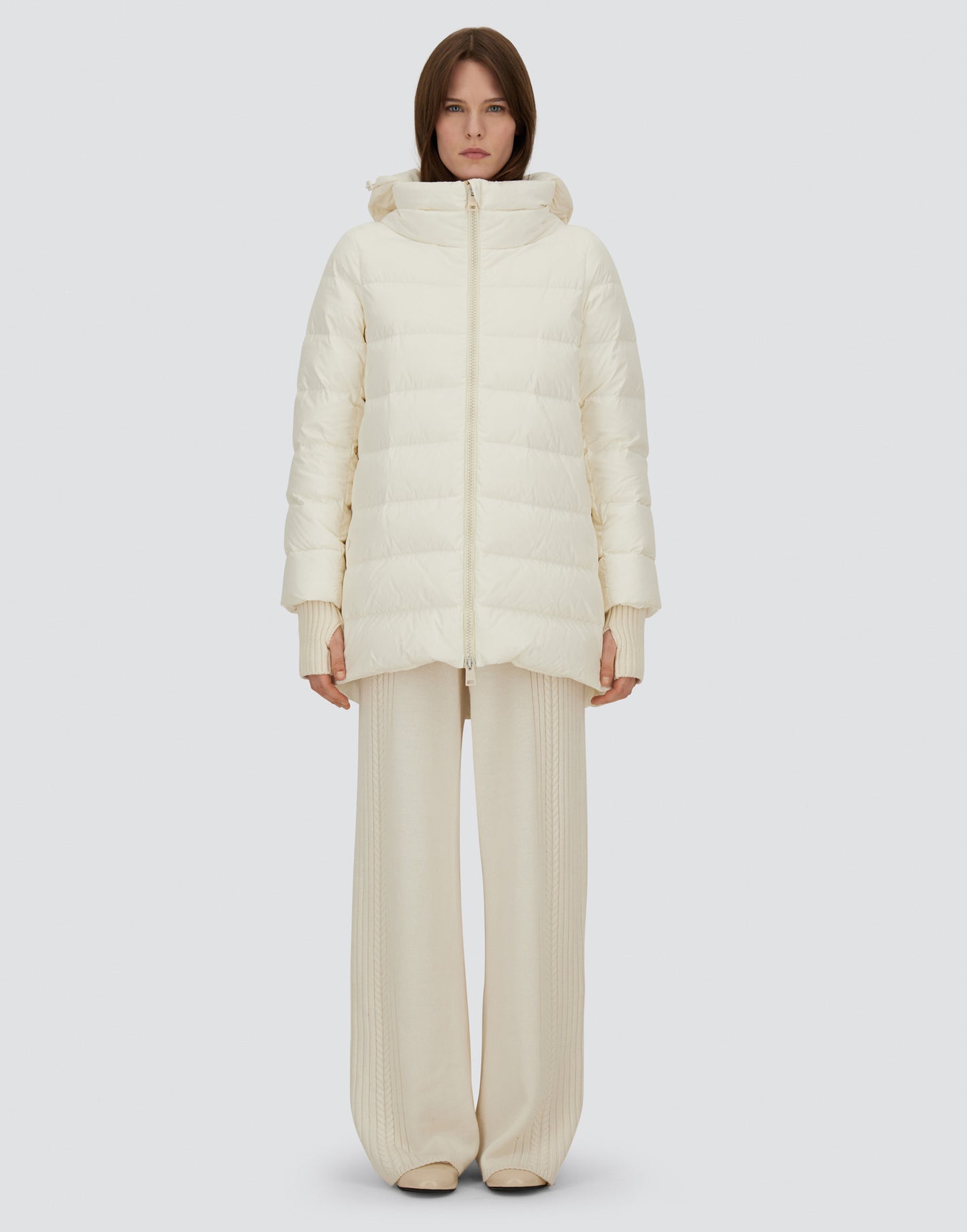  Herno Piumino A-shape Chamonix Bianco Bianco Donna - 3