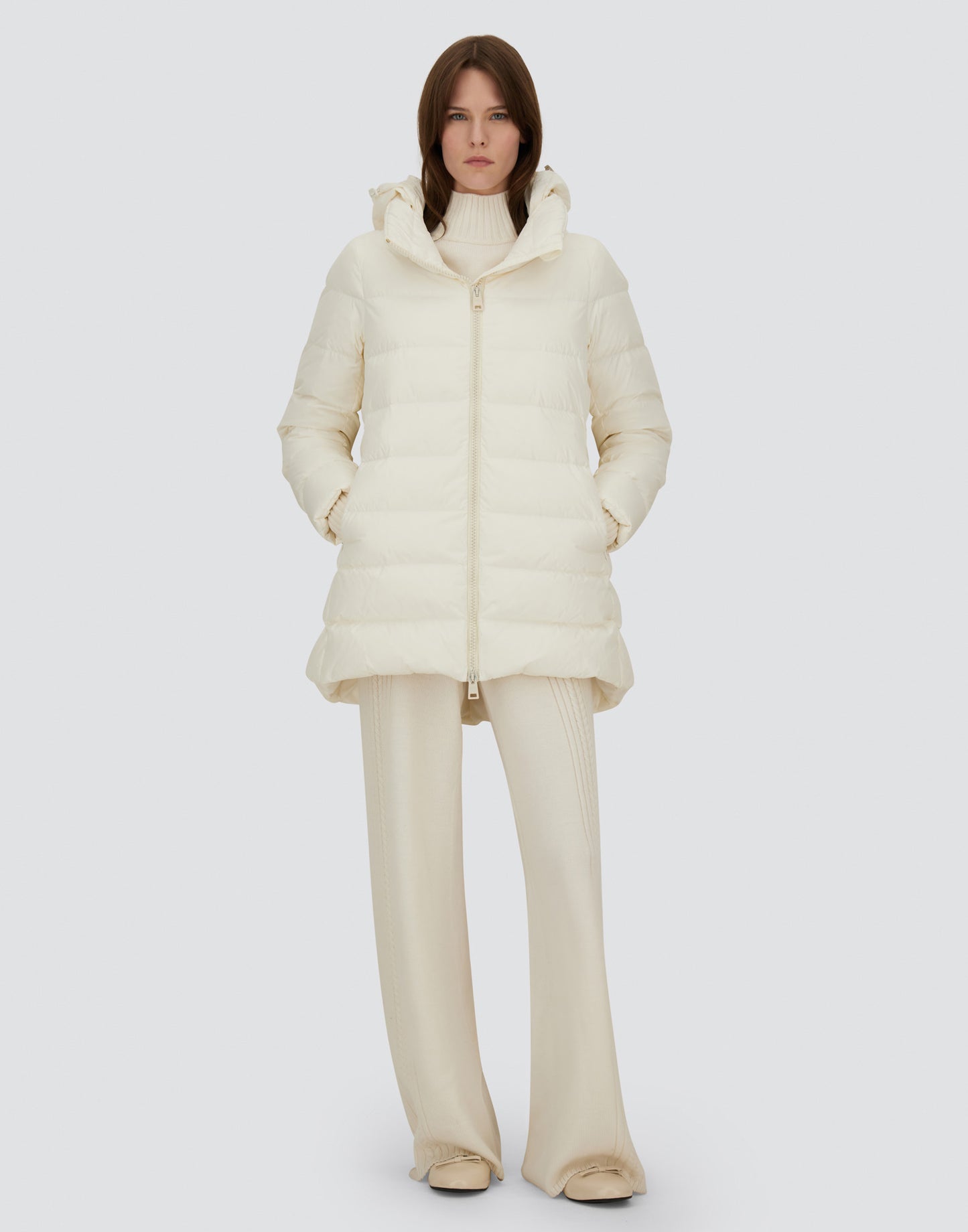  Herno Piumino A-shape Chamonix Bianco Bianco Donna - 5