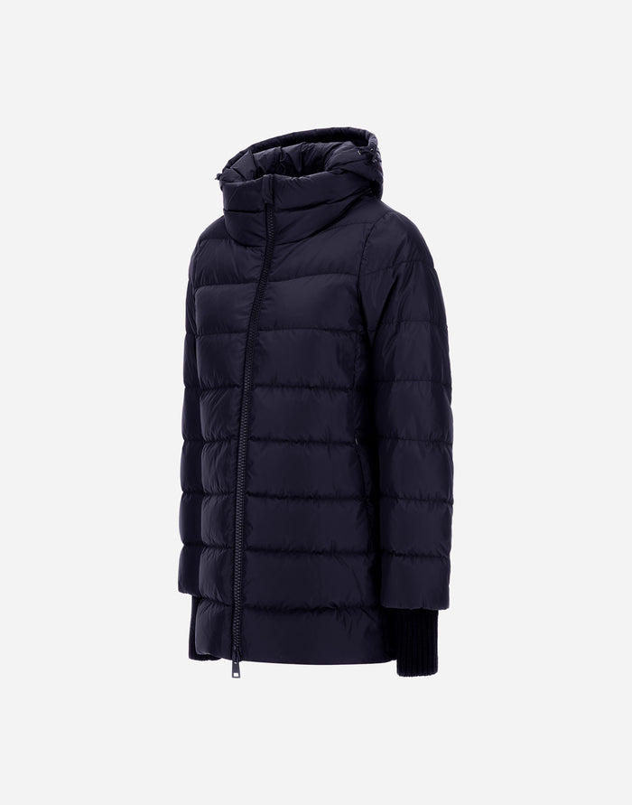 Herno Piumino A-shape Chamonix Blu Donna-2