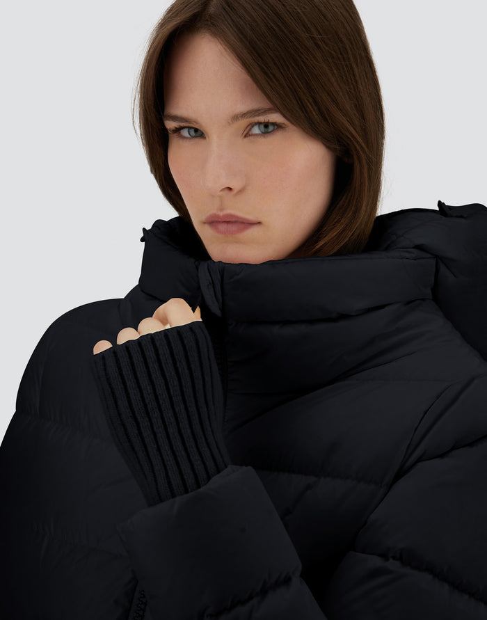 Herno Piumino A-shape Chamonix Nero Donna-2