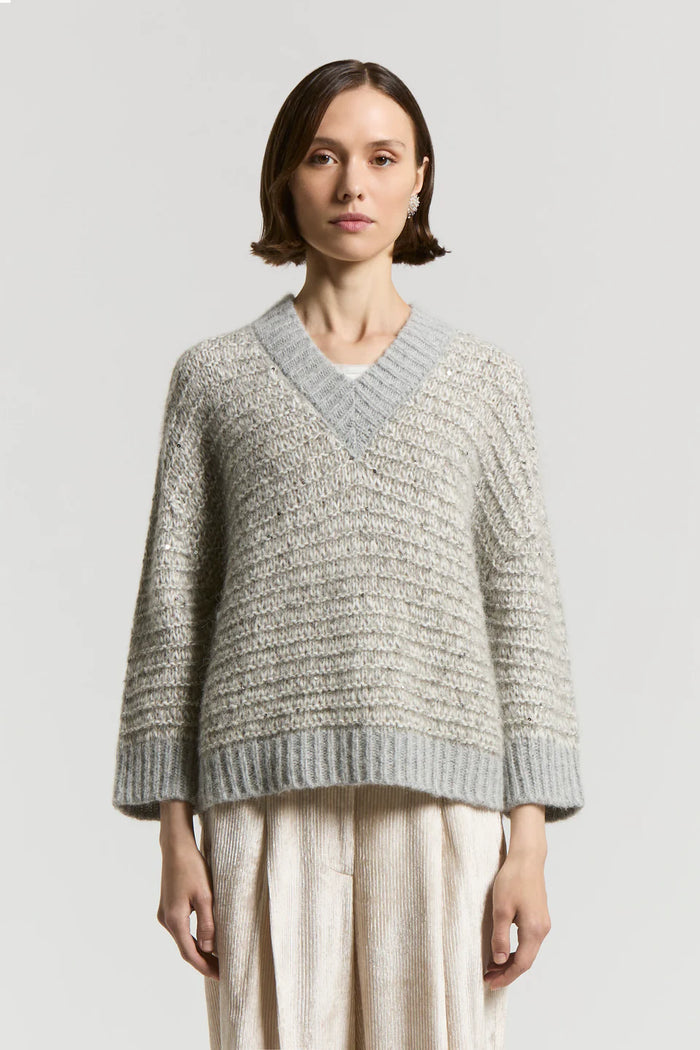 Peserico Maglia Filato Muline Donna