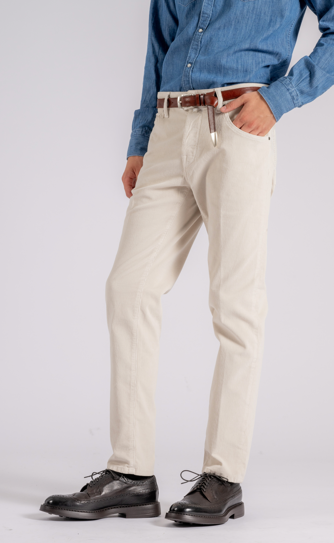  Jacob Cohen Jeans Scott Cotton White Bianco Uomo - 3