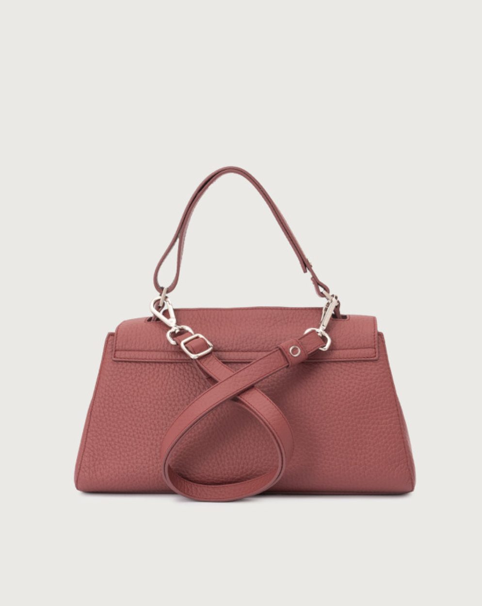  Orciani Sveva Longuette Soft Bag 100% Lh Red Rosso Donna - 3