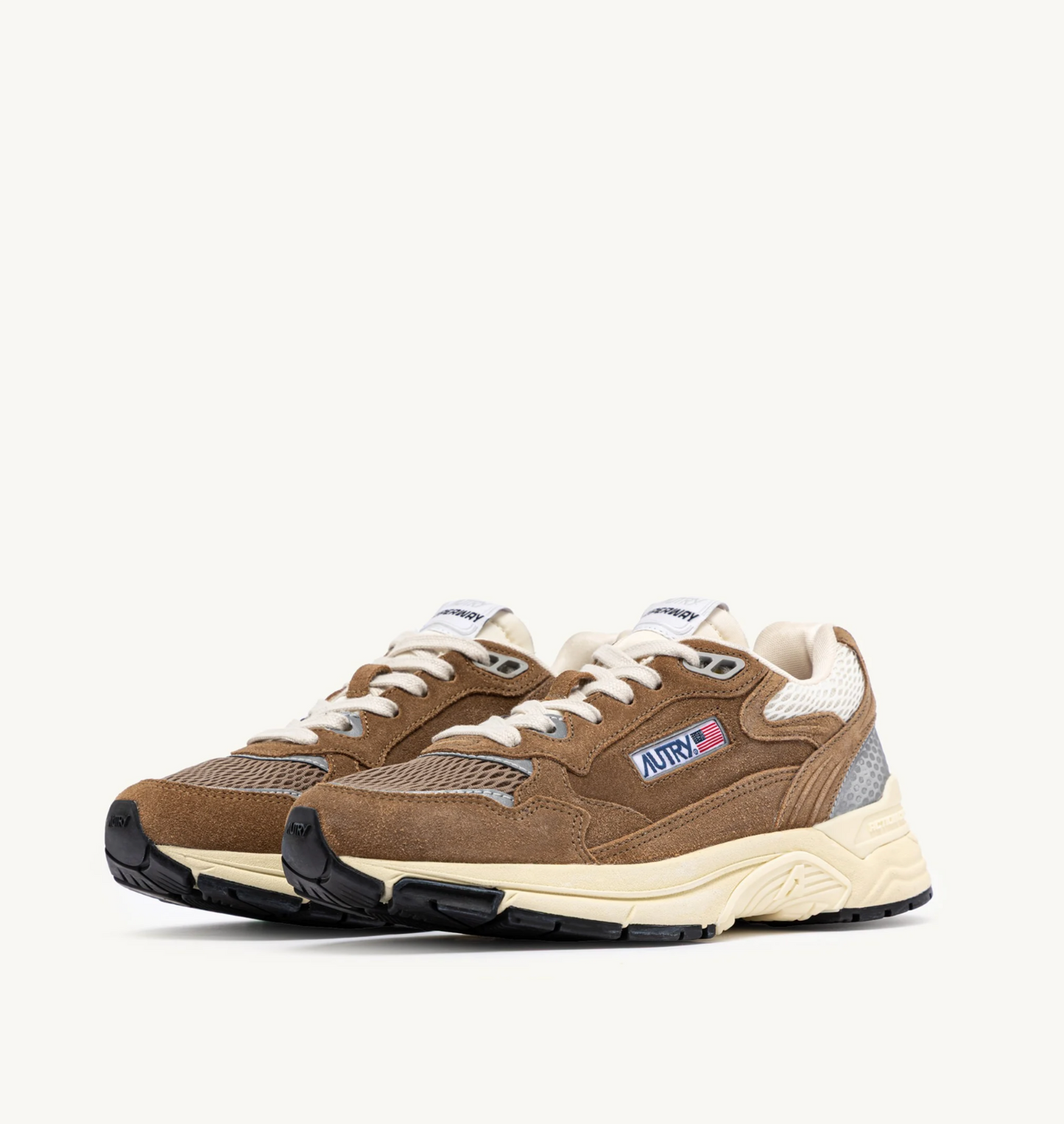  Autry Sneakers Hyperway Low Man Suede Mesh Uomo - 2