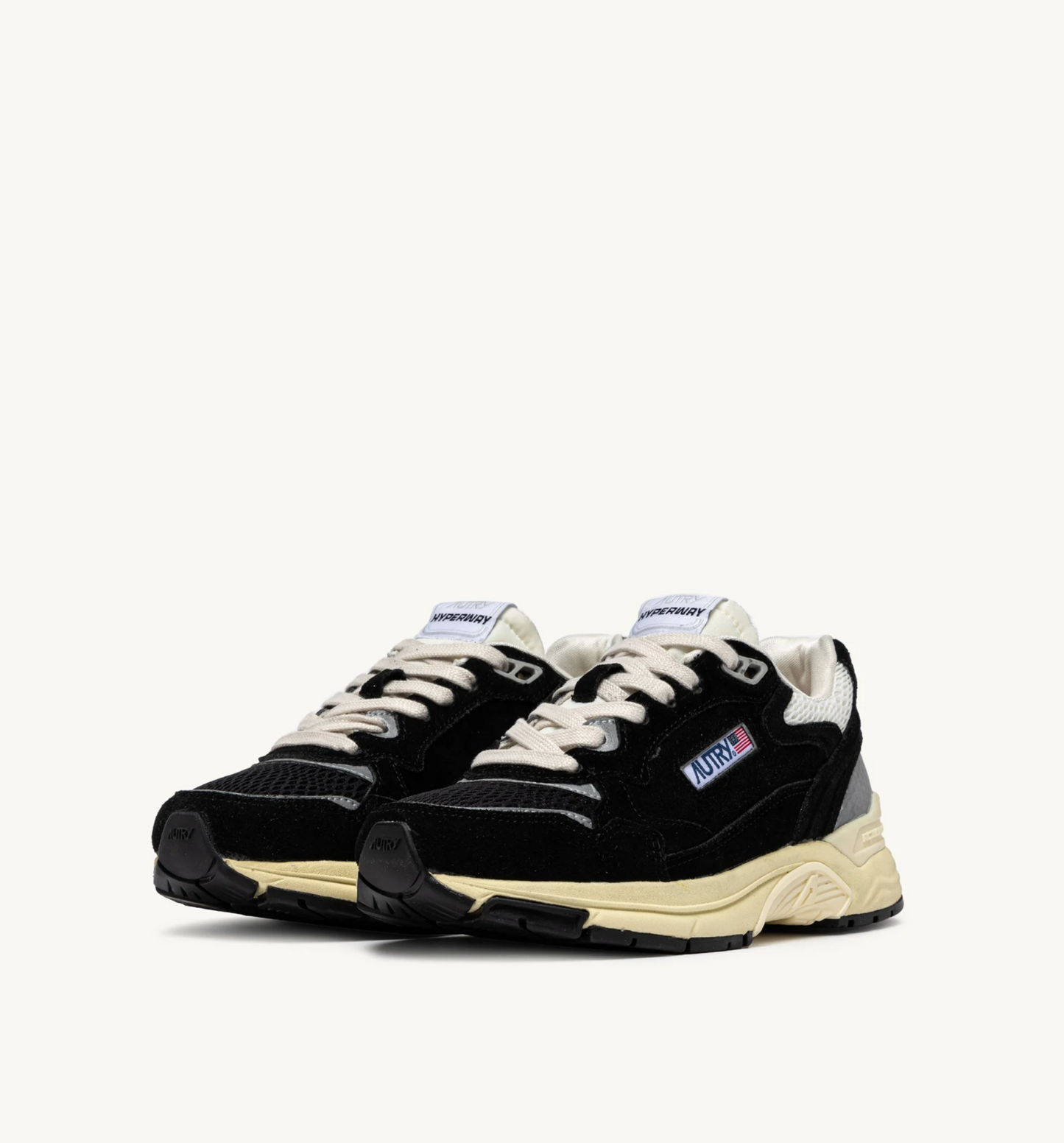  Autry Sneakers Hyperway Low Man Suede Mesh Uomo - 2