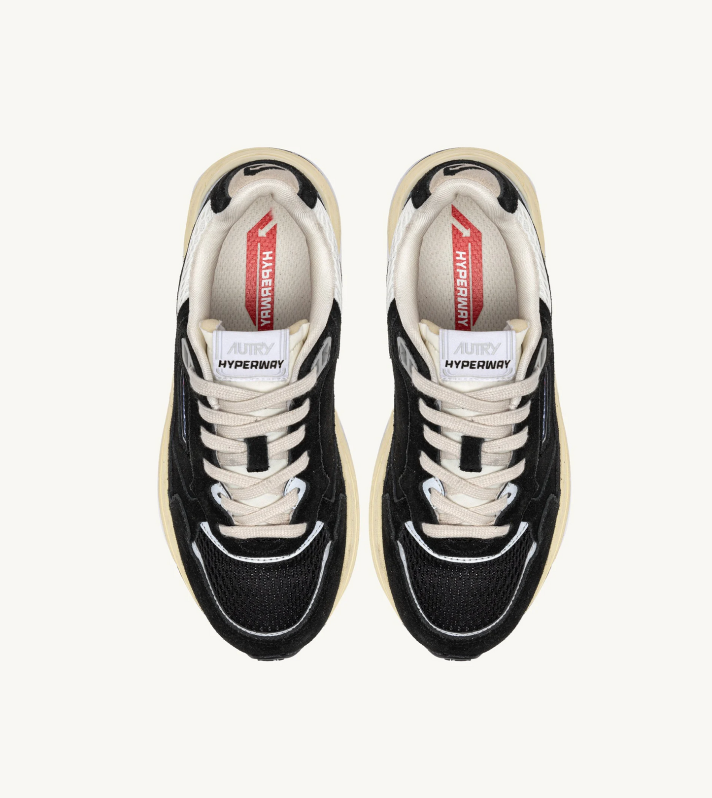  Autry Sneakers Hyperway Low Man Suede Mesh Uomo - 4