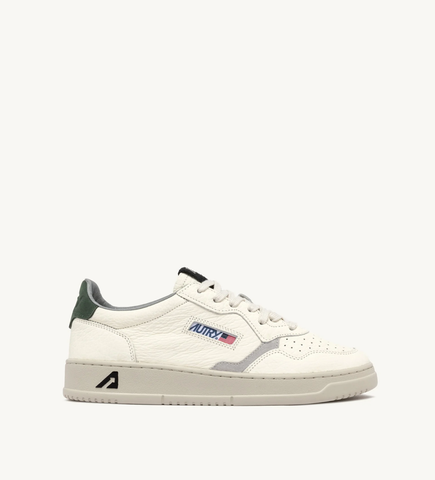 Autry Sneakers Medalist Low Man Nbk Suede Bianco Bianco Uomo - 1