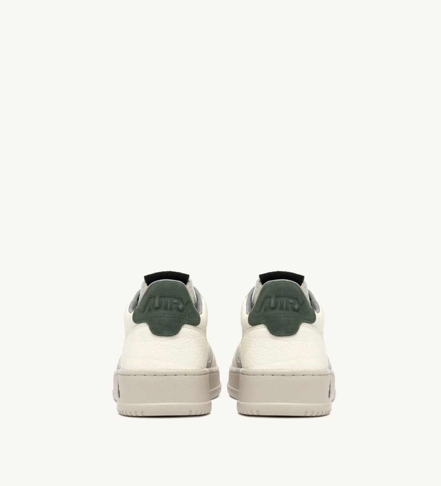  Autry Sneakers Medalist Low Man Nbk Suede Bianco Bianco Uomo - 3
