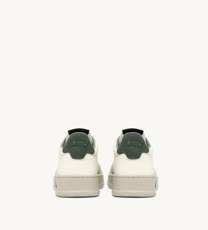  Autry Sneakers Medalist Low Man Nbk Suede Bianco Bianco Uomo - 3