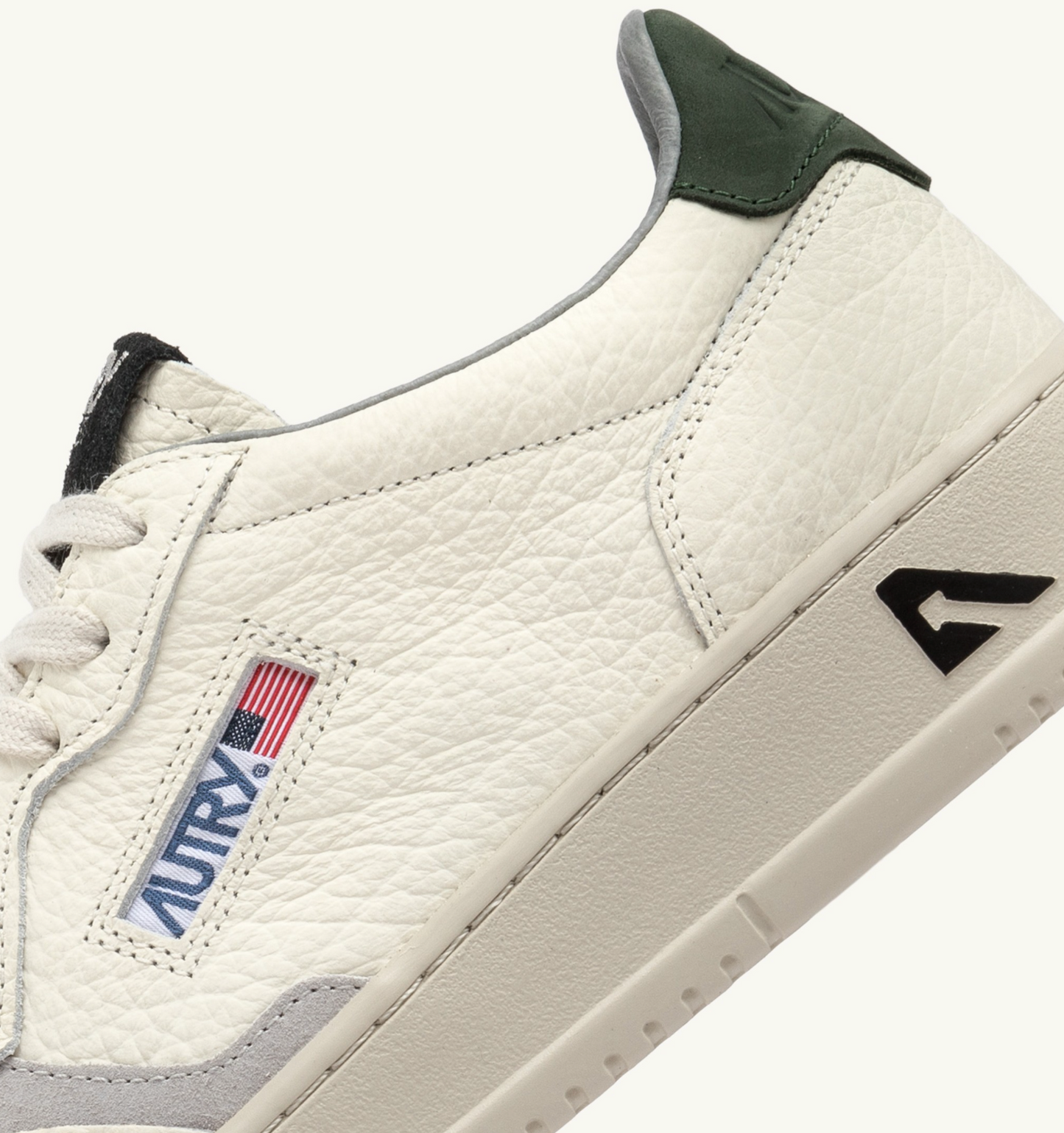  Autry Sneakers Medalist Low Man Nbk Suede Bianco Bianco Uomo - 5