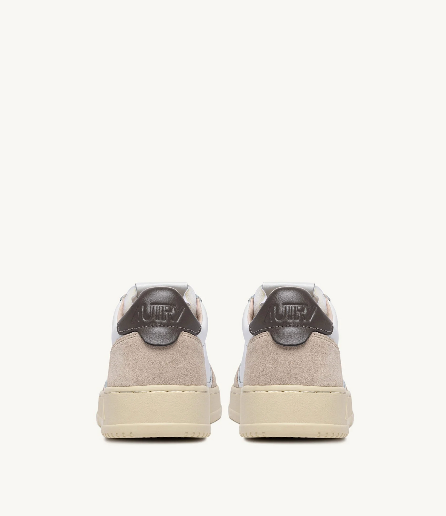  Autry Sneakers Medalist Low Man Leat Suede Bianco Bianco Uomo - 3