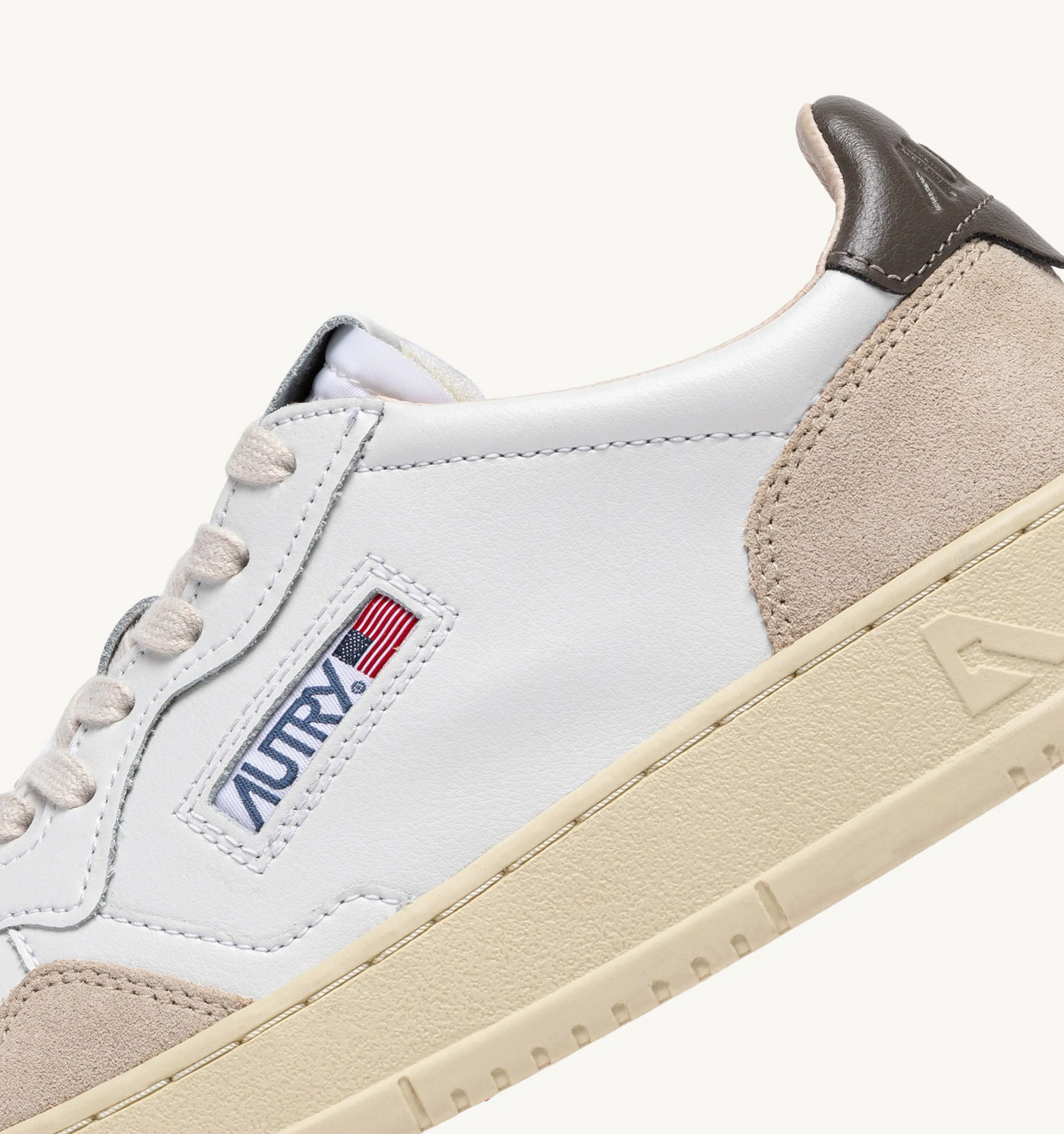  Autry Sneakers Medalist Low Man Leat Suede Bianco Bianco Uomo - 5
