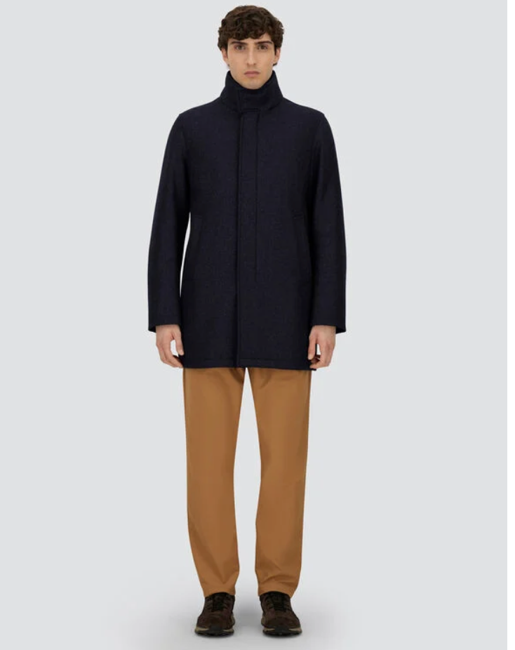  Herno Cappotto Con Collo In Ecopelliccia Uomo - 3