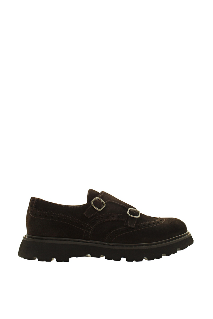 Doucal's Scarpa Double Buckle Coda Di Rondine Uomo