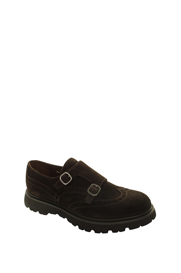 Doucal's Scarpa Double Buckle Coda Di Rondine Uomo-2