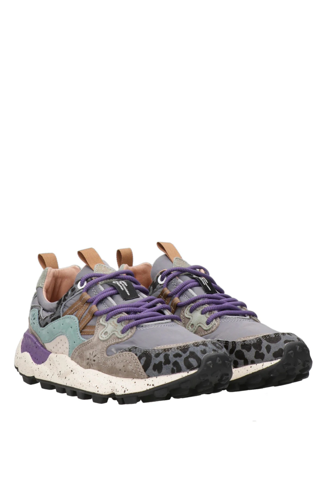  Flower Mountain Sneakers Suede Pony Hair Nylon Donna - 2