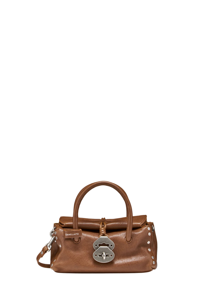 Zanellato Borsa Dotta Baby Tabacco Donna