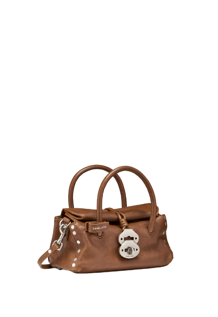 Zanellato Borsa Dotta Baby Tabacco Donna-2
