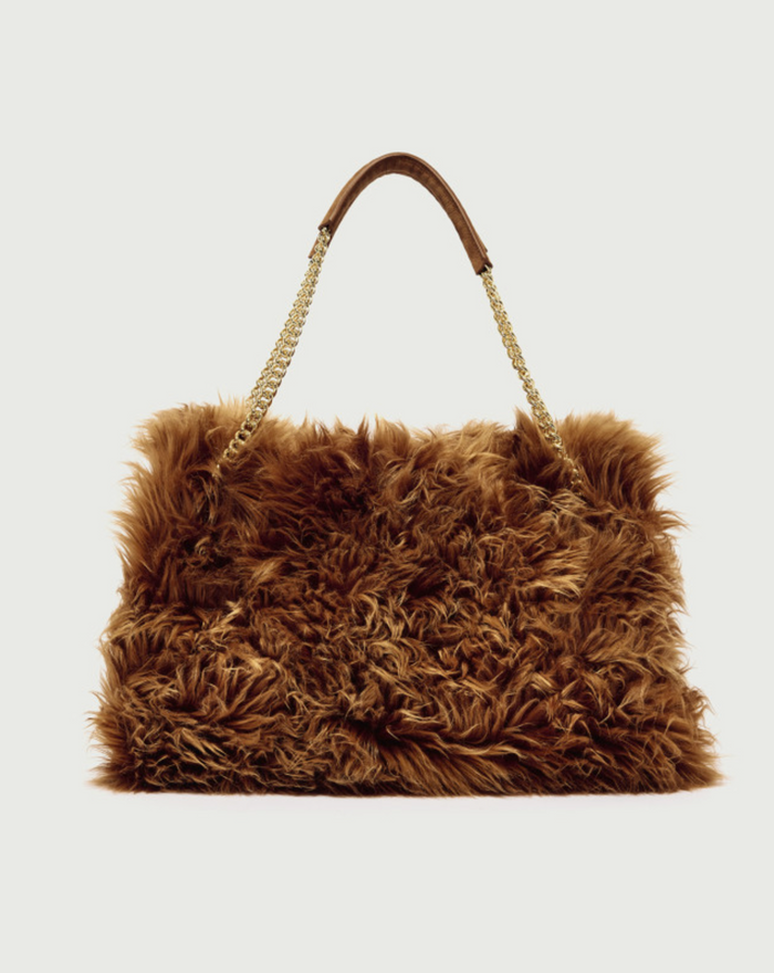 Orciani Borsa In Pelle Wolf Donna-2