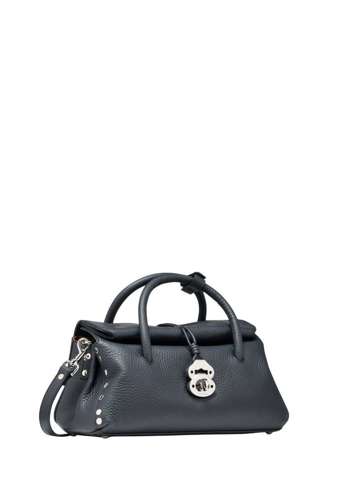 Zanellato Borsa Dotta Centauro S Pelle Blu-2