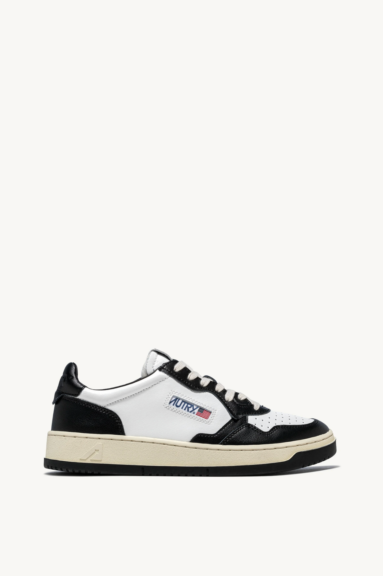  Autry Sneakers Medalist Low Man Leat Leat Nero Nero Uomo - 1