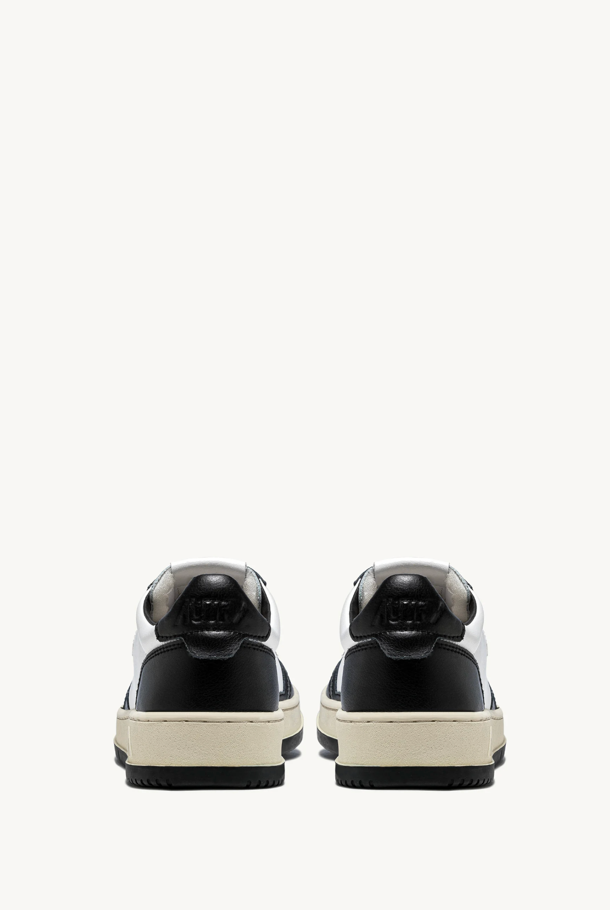  Autry Sneakers Medalist Low Man Leat Leat Nero Nero Uomo - 3