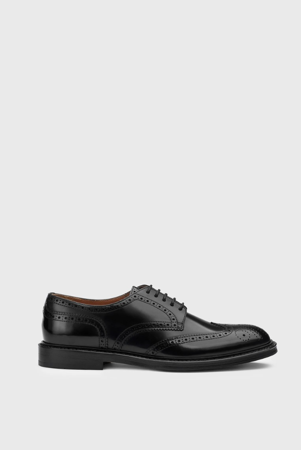  Doucal's Derby Half Wing Horse Nero Nero Uomo - 1
