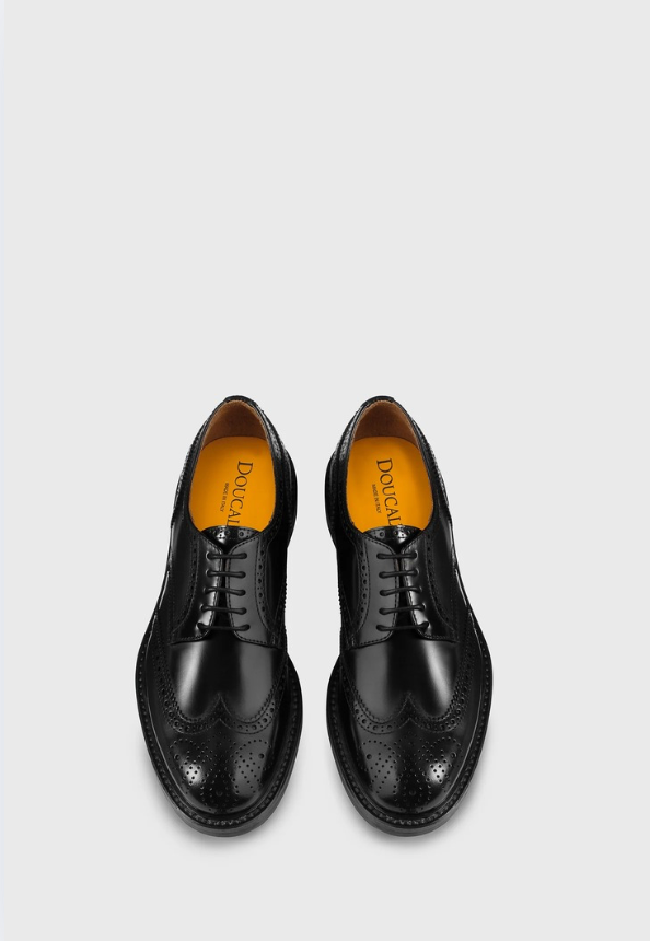  Doucal's Derby Half Wing Horse Nero Nero Uomo - 3