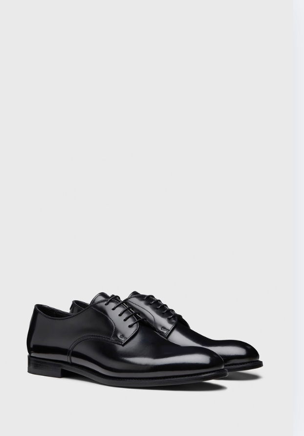 Doucal's Scarpa Derby Skin Nero Uomo-2
