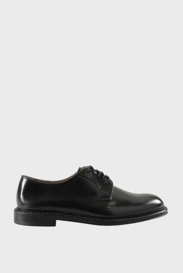 Doucal's Scarpa Derby Horse Nero Uomo