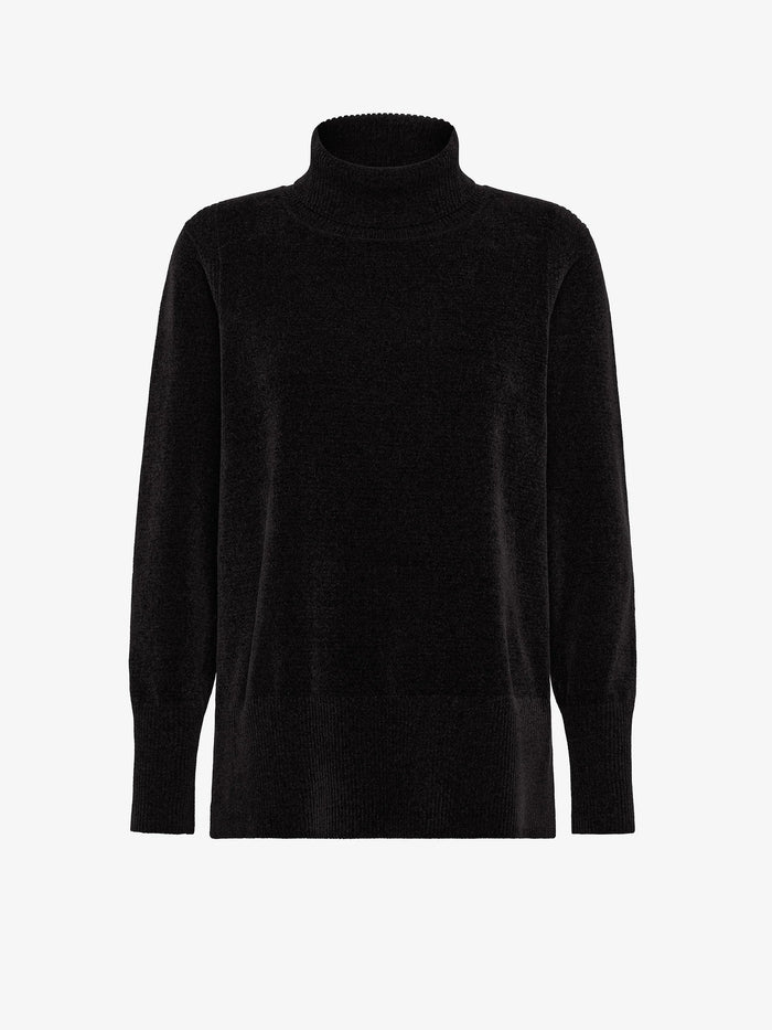 Rrd Velvet Vent Turtleneck Wom Knit Donna