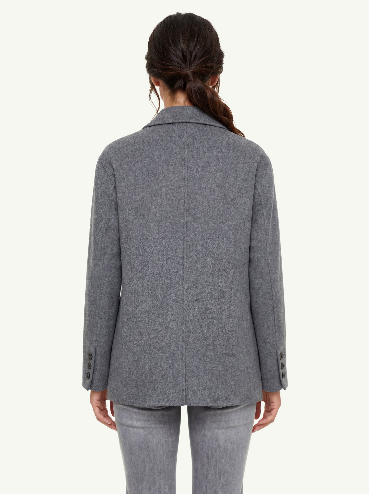  Max Mara S Giacca Grigio - 4