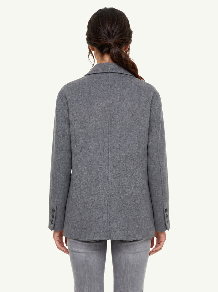  Max Mara S Giacca Grigio - 4