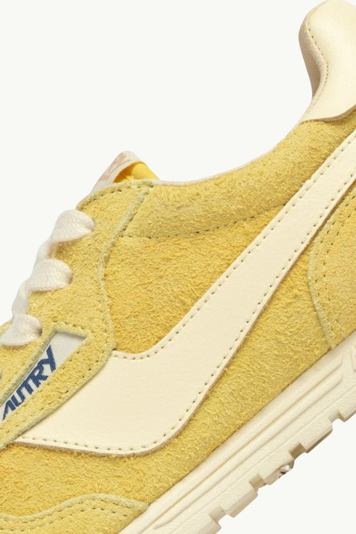  Autry Windspin Low Wom Suede Leat Giallo - 6