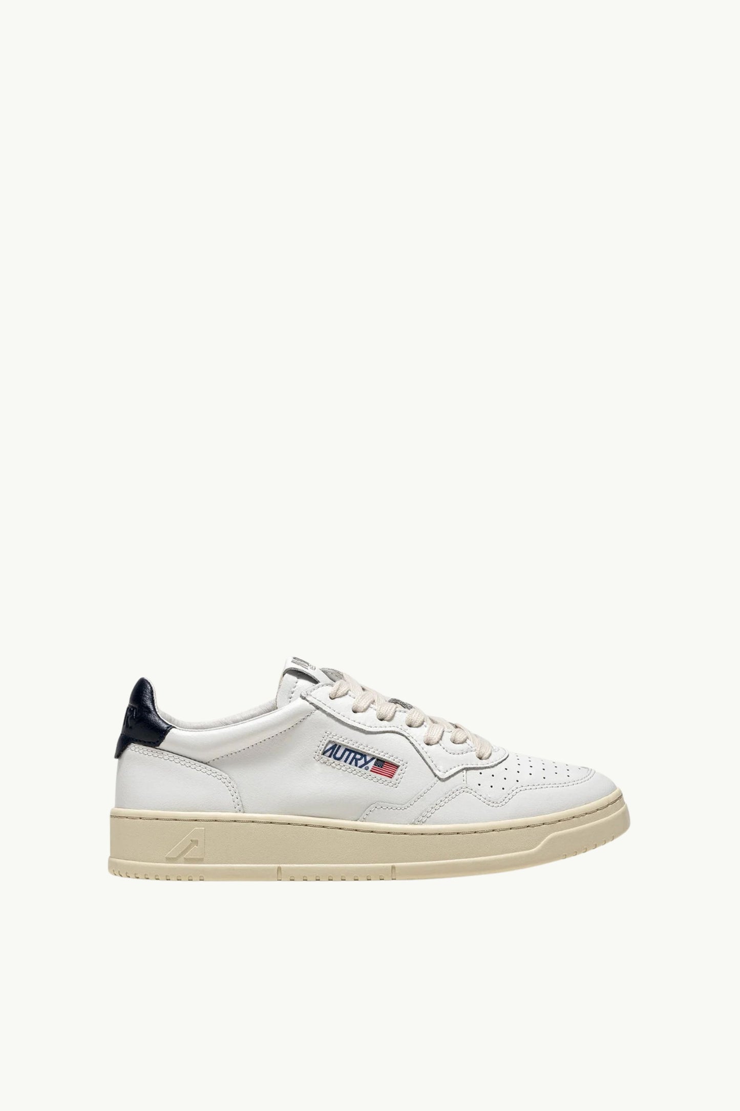  Autry Sneakers Medalist Low Man Leat Leat Bianco - 1