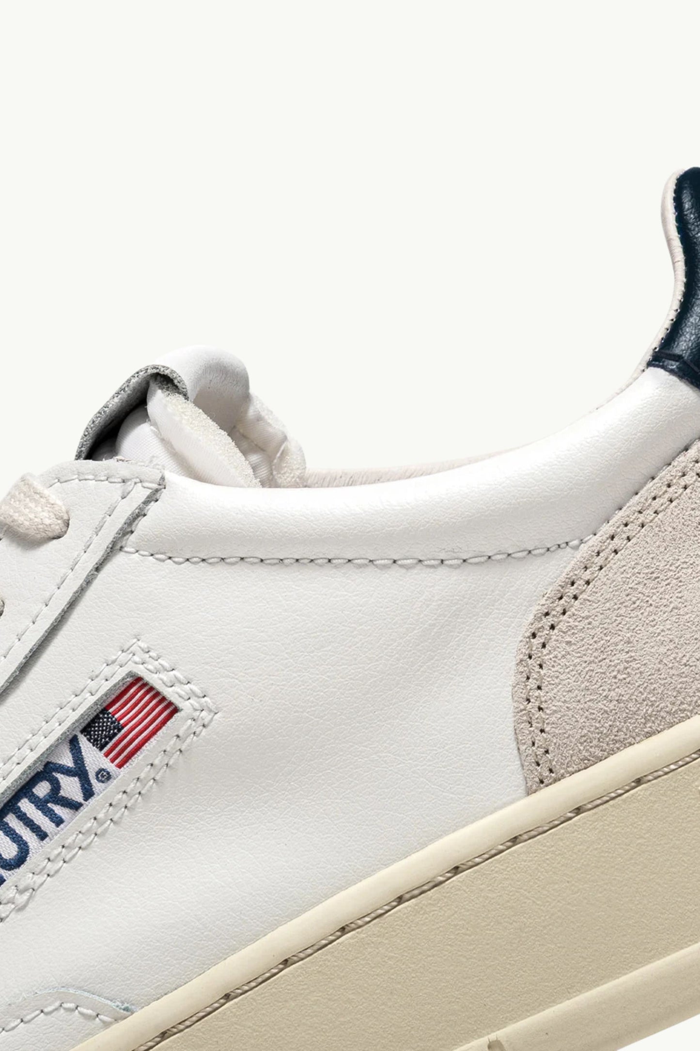  Autry Sneakers Medalist Low Man Leat Suede Bianco - 12