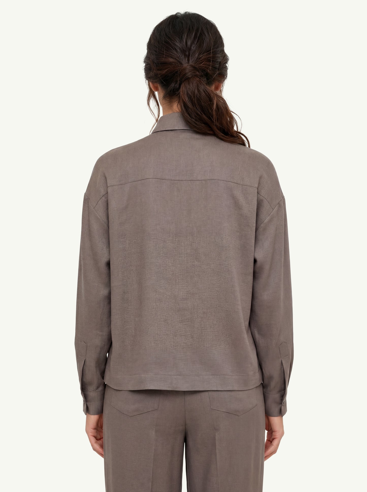  Peserico Camicia Marrone - 4